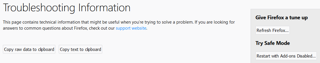 Firefox Reset Step 2